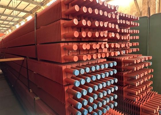โบตเลอร์ประสิทธิภาพสูง H Fin Tube ทองแดงเหล็ก 12.7-18 มม.