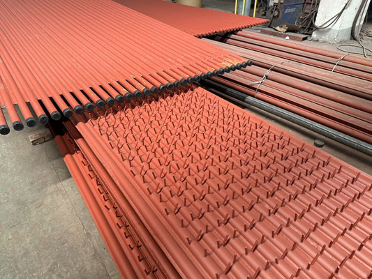 ผนังผนังน้ํากระบวนการไฟไหม้ถ่านหิน Chain Grate Alloy Steel Boiler