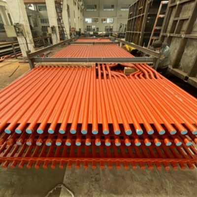 Boiler Steam Header providing dry steam distribution by controlling water content and enabling boiler section flexibility